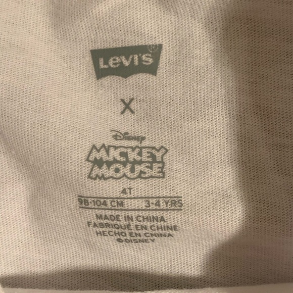 Girls Levi’s and x Disney Mickey Mouse Tee - Picture 6 of 11